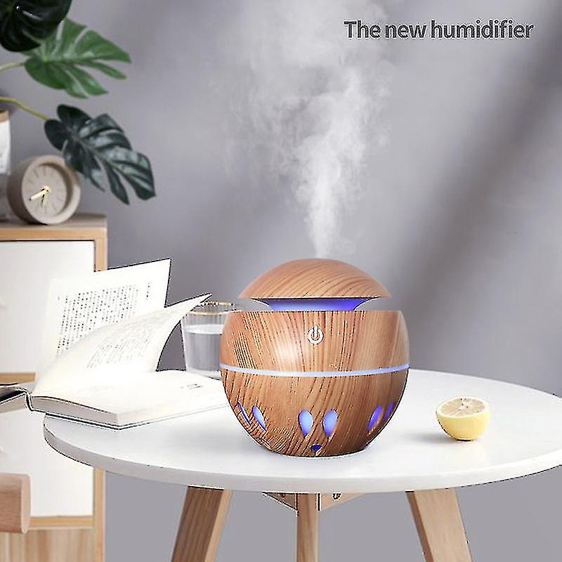 Electric Air Humidifier Essential Aroma Oil Usb Mini Mist Led Light