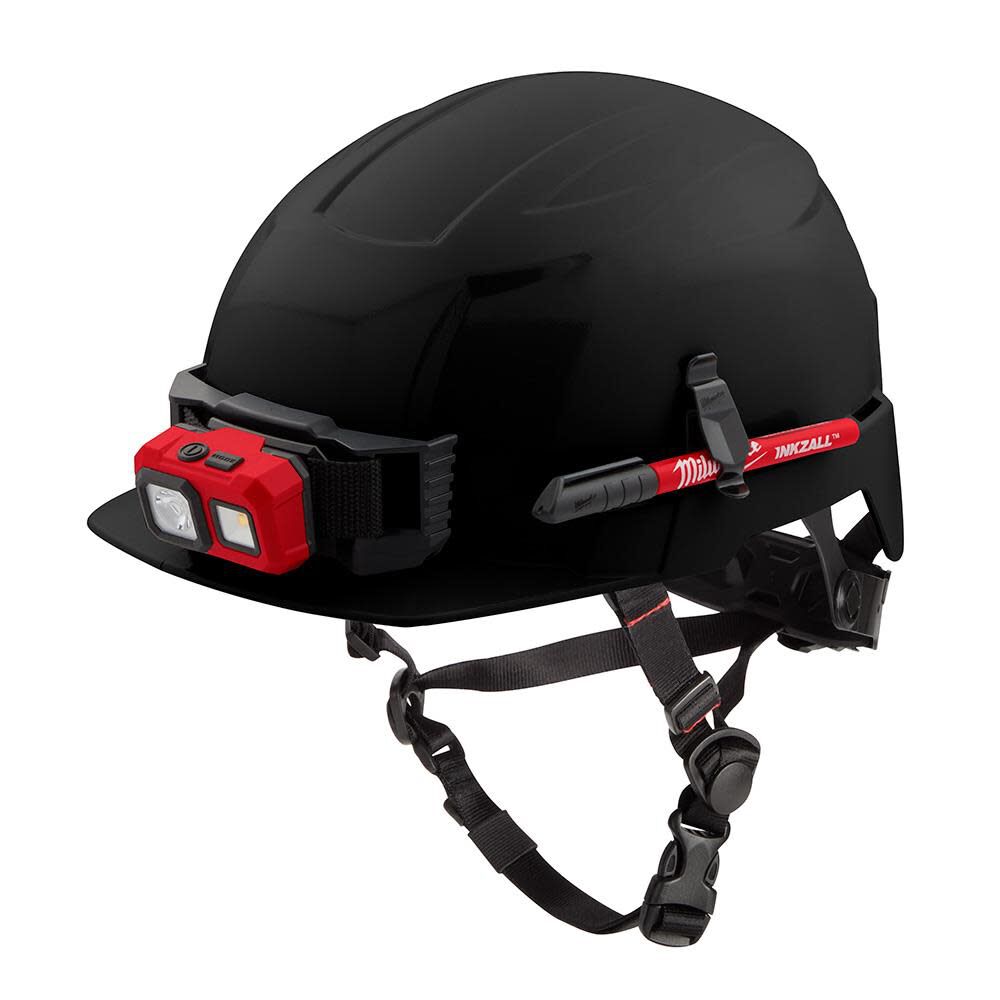 Milwaukee Black Front Brim Helmet with BOLT Class E 48-73-1331 from Milwaukee