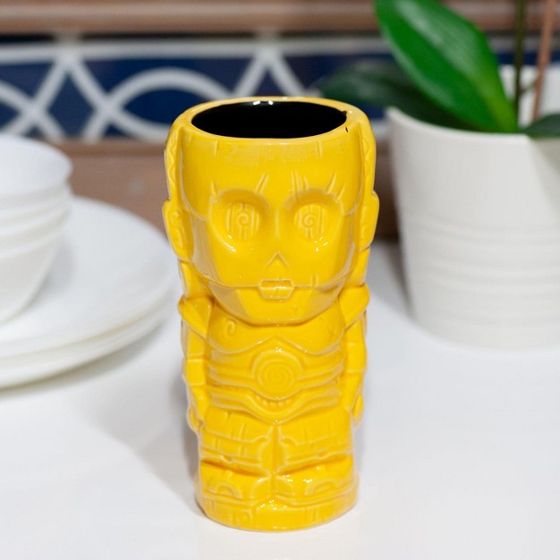 Beeline Creative Geeki Tikis Star Wars C 3po Mug Crafted Ceramic Holds 14 Ounces