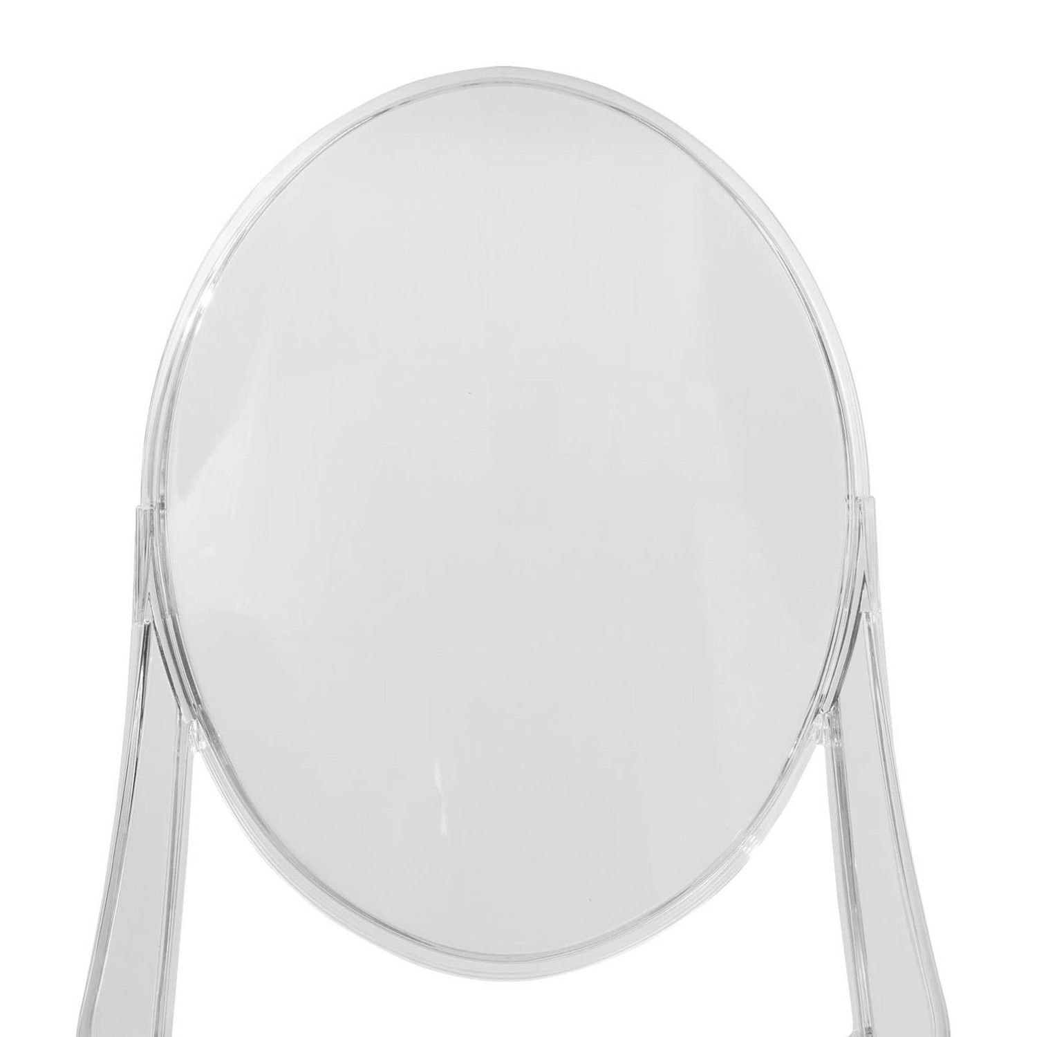 LeisureMod Marion Transparent Acrylic Modern Chair - Clear