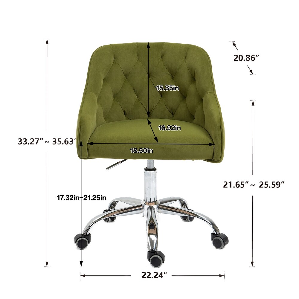 Swivel Shell Chair for Living Room Modern Leisure office Chair   22.83\