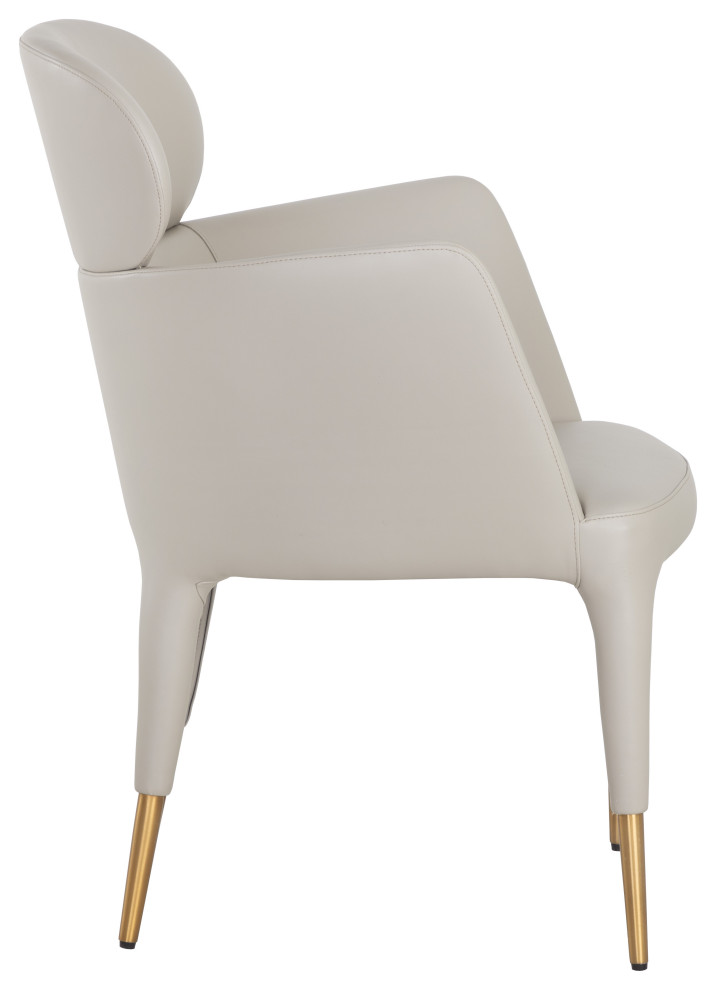 Melody Dining Armchair Napa Stone   Midcentury   Dining Chairs   by Sunpan Modern Home  Houzz