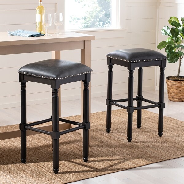 SAFAVIEH 30 Inch Preston Bar Stool - 15