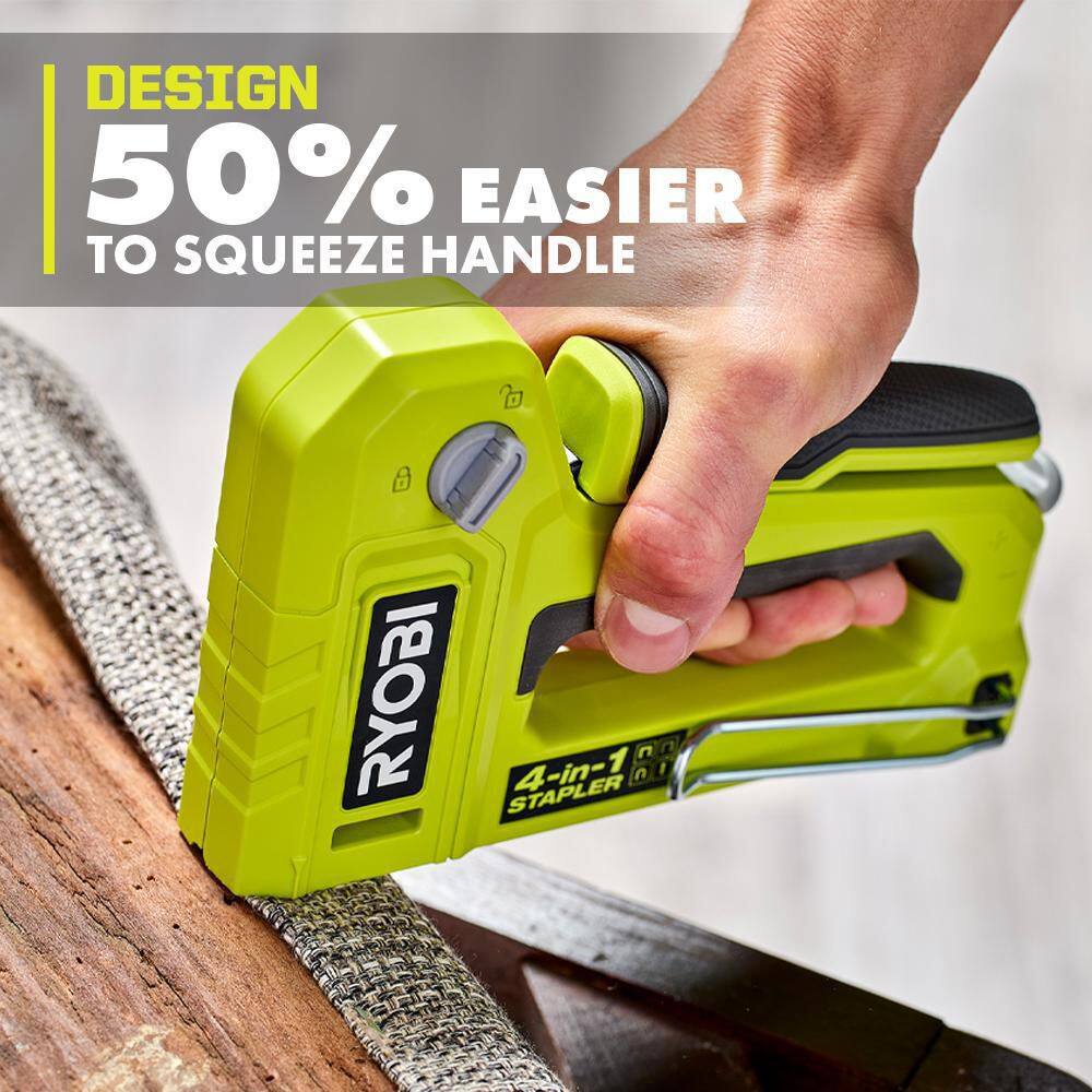 RYOBI Heavy Duty 4-in-1 Staple Gun RHMS4101