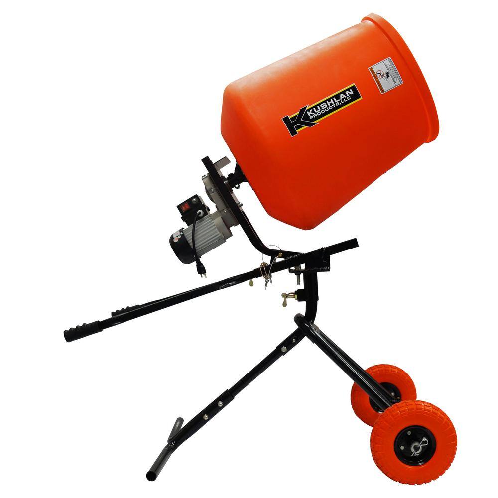 Kushlan 3.5 cu. ft. 12 HP 120-Volt Motor Direct Drive Cement Mixer KPRO350MP