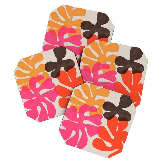 Garima Dhawan Cutouts 42 Coaster Set Deny Designs