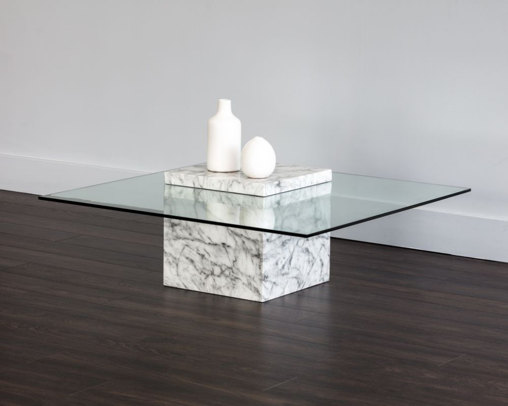 Sunpan MIXT Gail Coffee Table   Contemporary   Coffee Tables   by Unlimited Furniture Group  Houzz