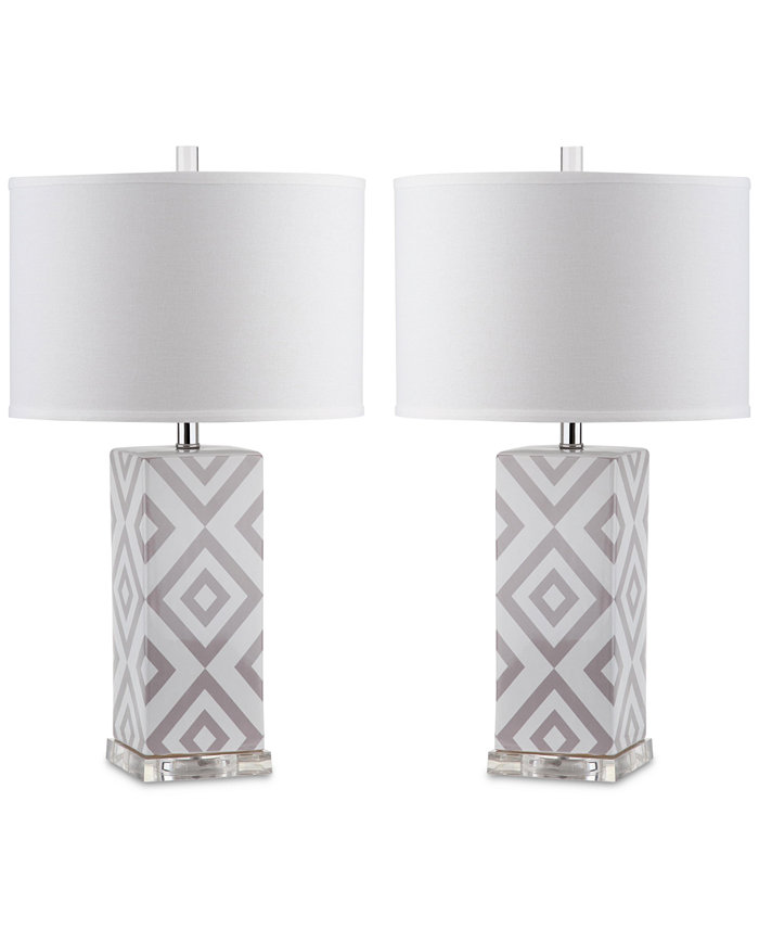 Safavieh Set of 2 Diamonds Table Lamps