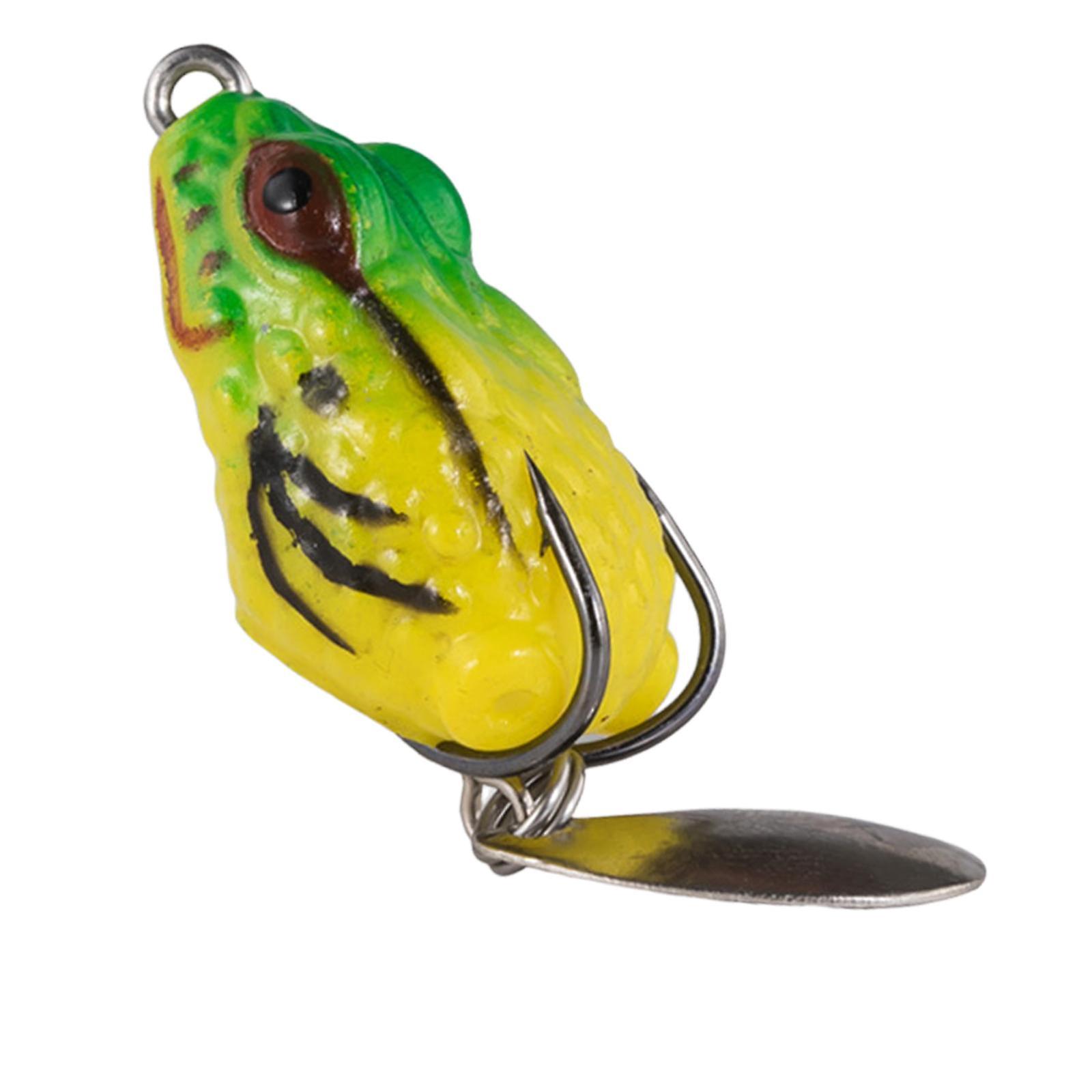 Frog Lure Bass Bait Metal Sequin Swimbait Float On Water Lure For Freshwater Style G