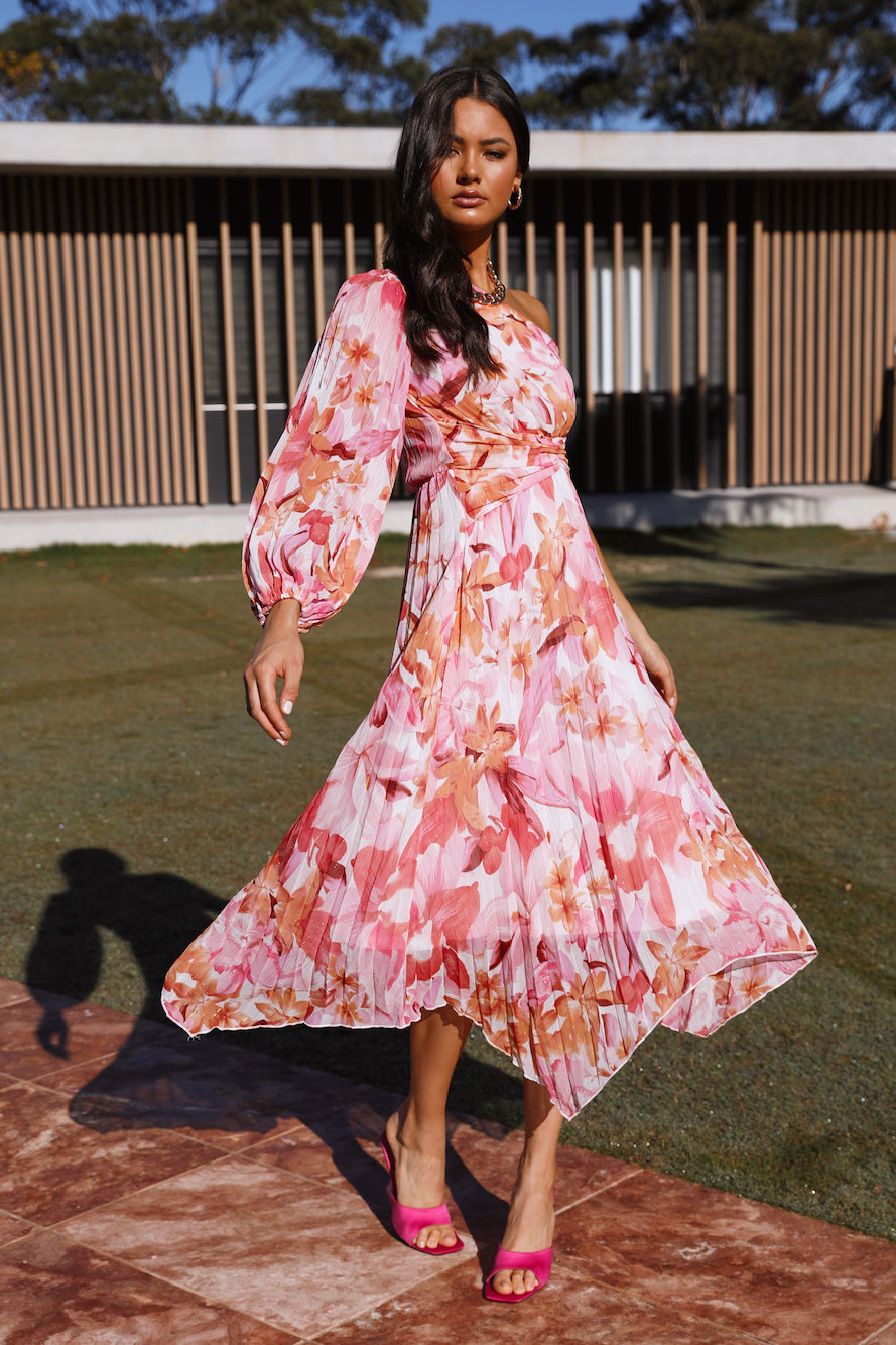 Integral Style Midi Dress Floral