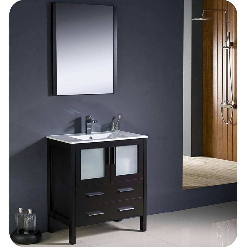 Fresca Torino 30 in. Modern Bathroom Vanity Cabinet Only in Espresso FCB6230ES