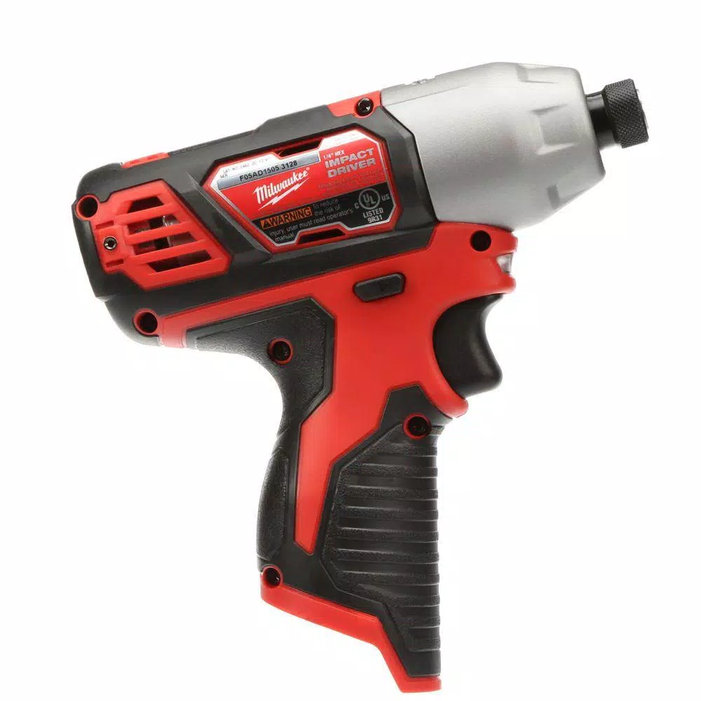 Milwaukee M12 12-Volt Lithium-Ion Cordless 1/4 in. Hex Impact (Tool-Only) and#8211; XDC Depot