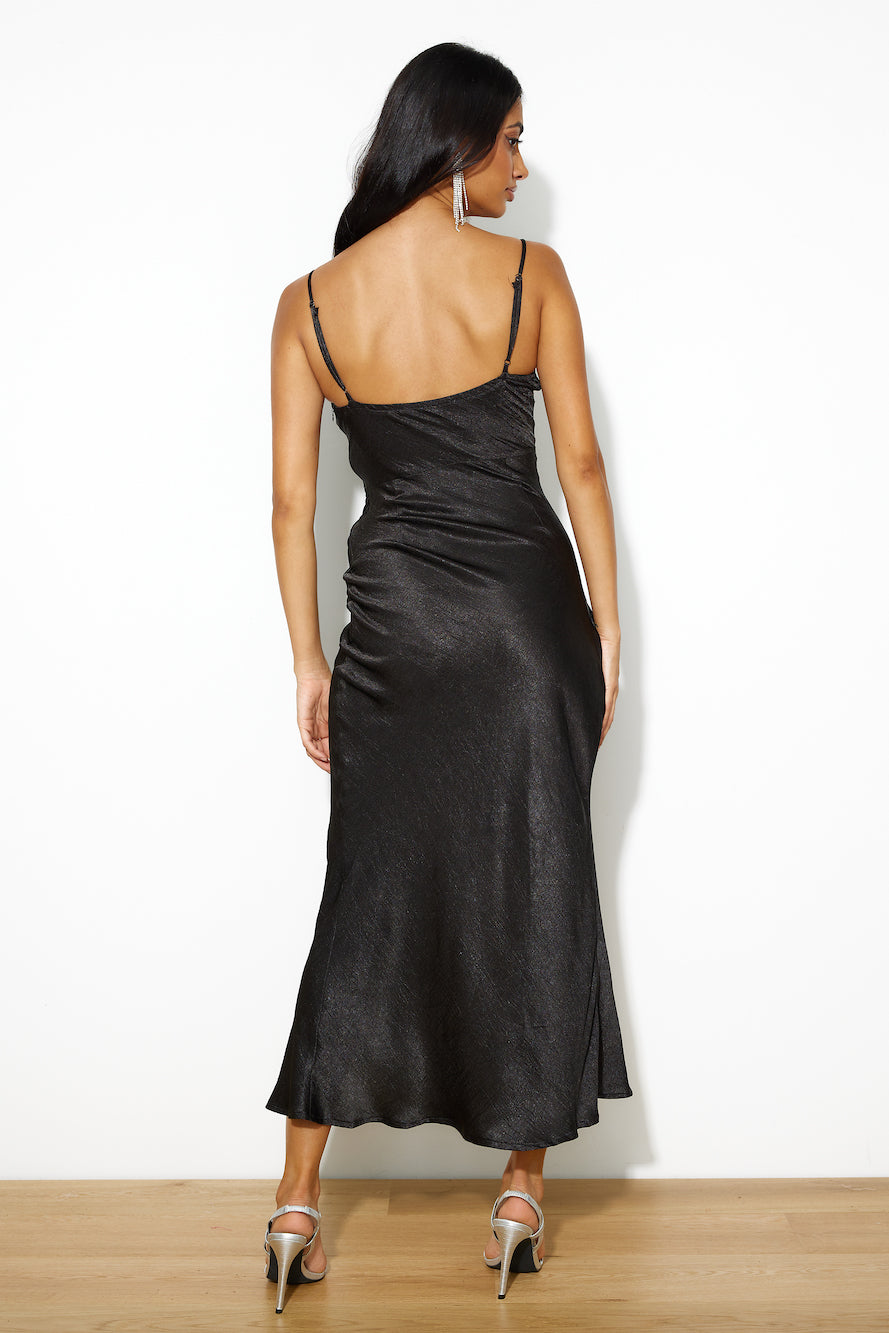 Luxe Girl Only Maxi Dress Black