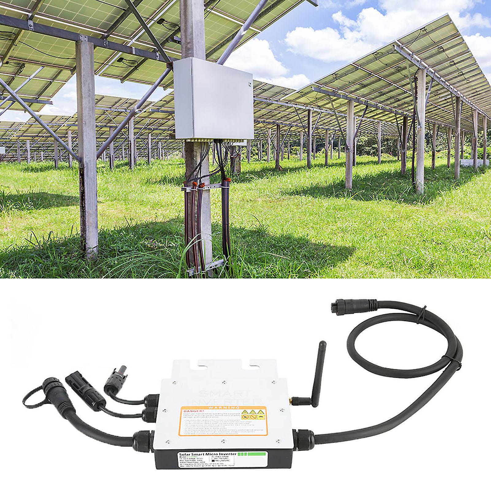 Solar Inverter Led Display Micro Grid Tied Ip65 Waterproof 350w Sg350ms With Receiver230v