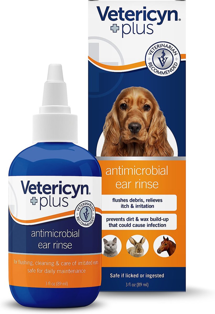 Vetericyn Plus Antimicrobial Pet Ear Rinse