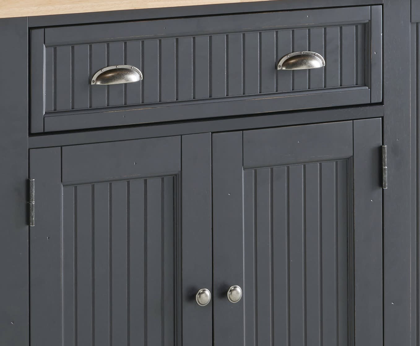 Nantucket Black Kitchen Island