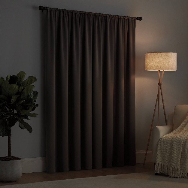 Solid Thermapanel Room Darkening Curtain Panel Eclipse