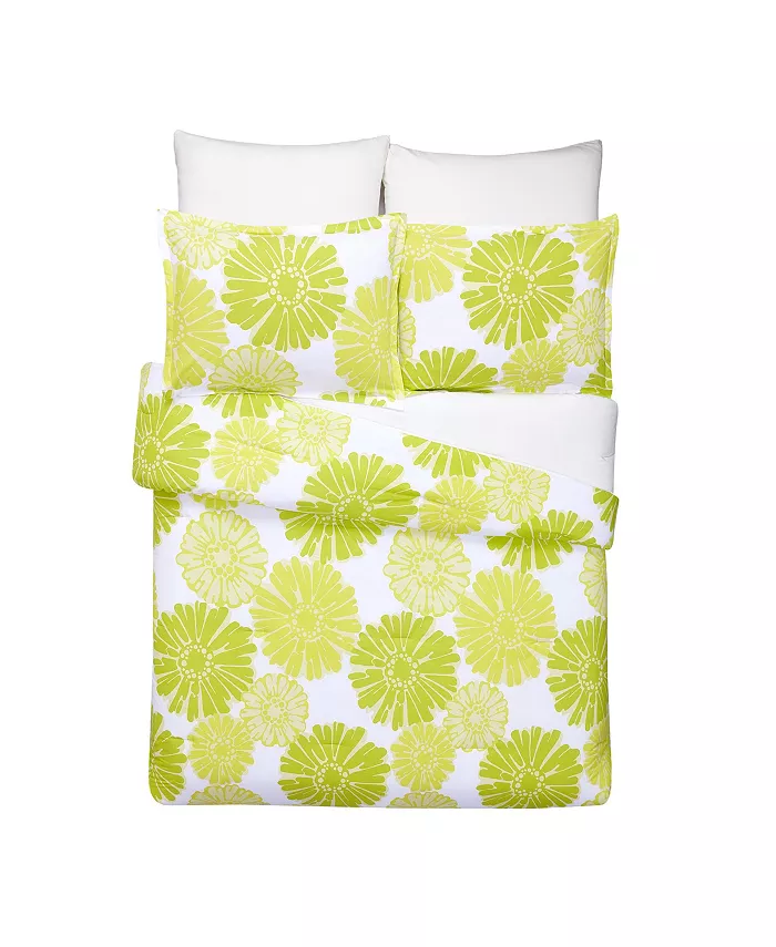 Trina Turk Big Floral 3-Piece Comforter Set， Full Queen