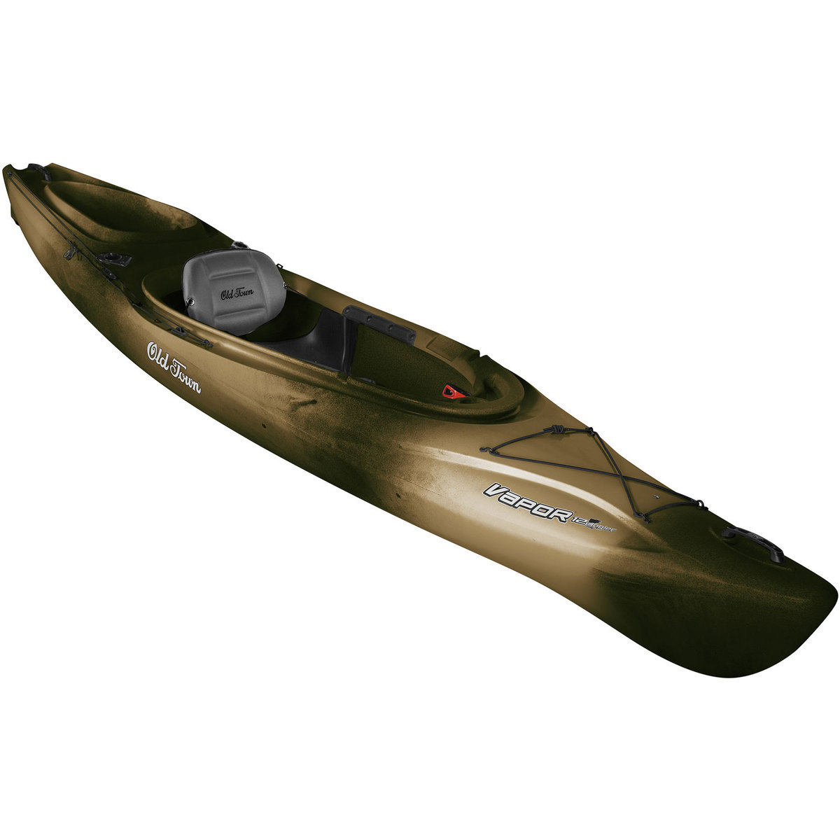 Old Town Vapor 12 Angler SitInside Kayaks  12ft Brown Camo  Brown Camo