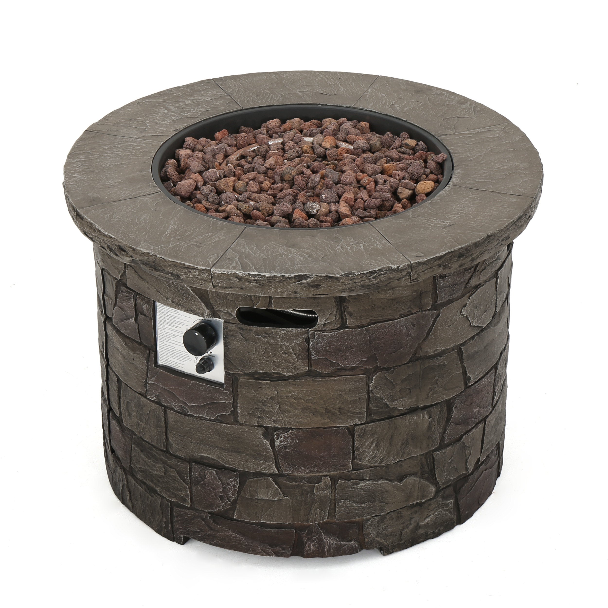 Stonecrest 40,000 BTU Propane Gas Firepit (Round)