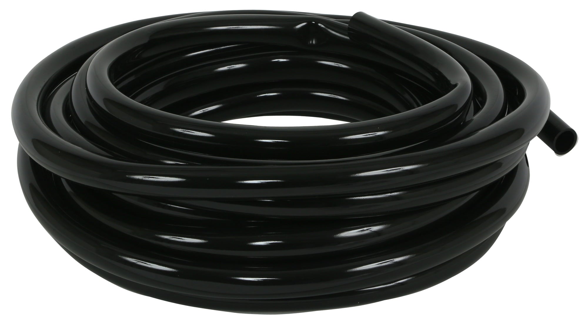 Hydro Flow Vinyl Tubing， 1 in. ID x 1-1/4 in. OD， 50 ft. Roll， Black