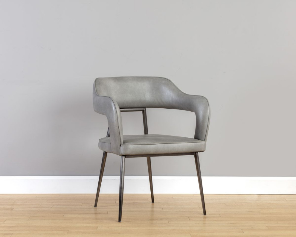 Sunpan Ikon Kenny Dining Armchair   Midcentury   Dining Chairs   by Unlimited Furniture Group  Houzz