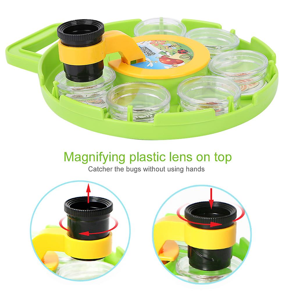 Outdoor Science Insect Capture Observation Magnifier Box Container Viewer