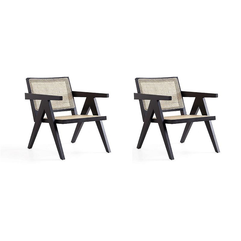 MANHATTAN COMFORT Hamlet Accent Chair 2-piece Set