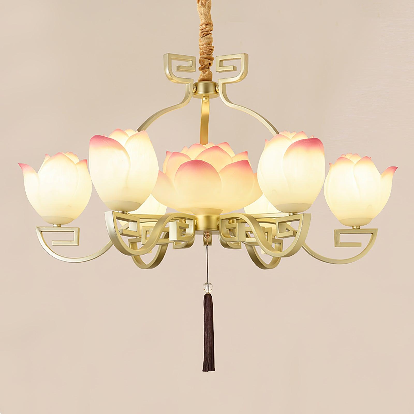 Lotus Bloom Chandelier