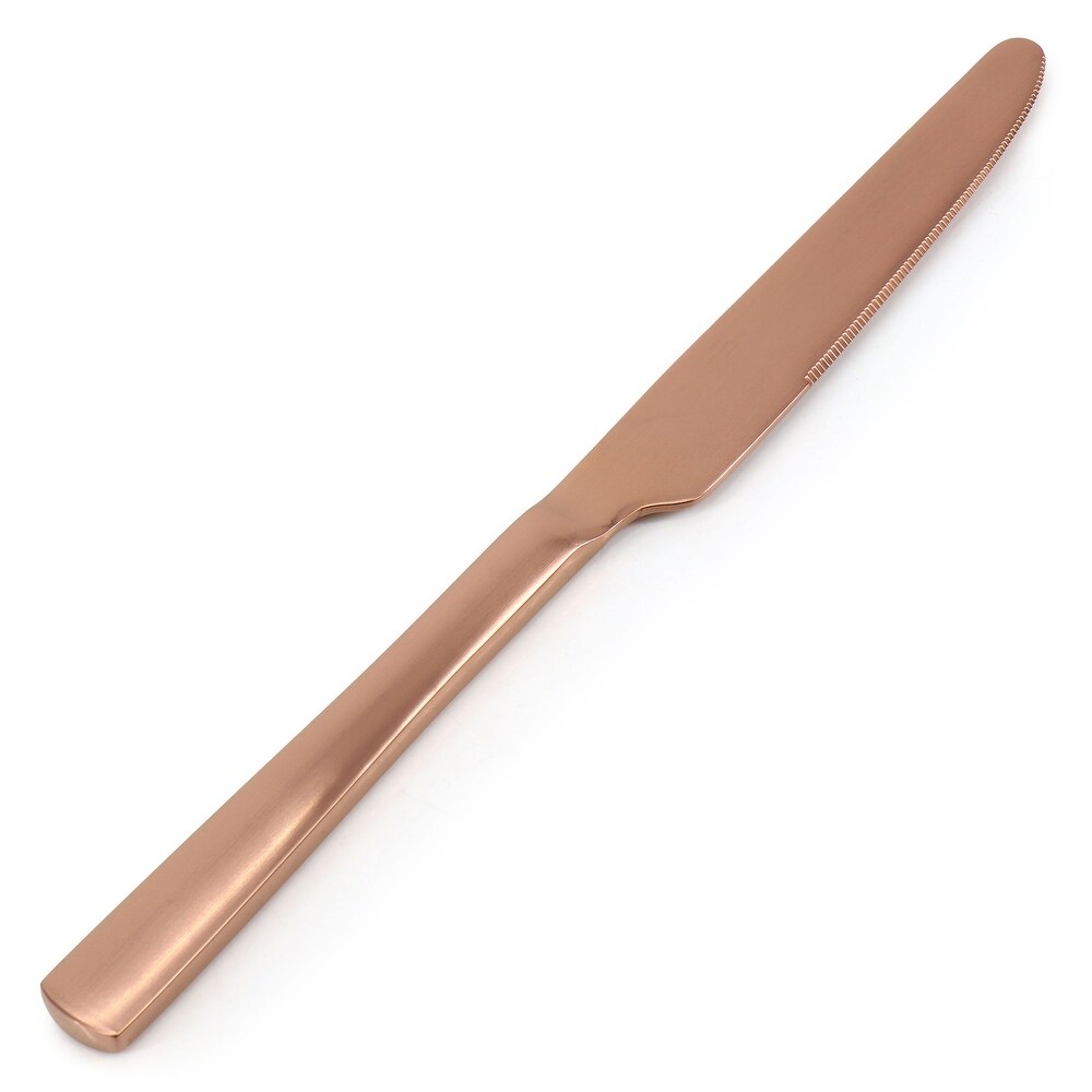 20 Piece Stainless Steel Flatware Set in Bronze