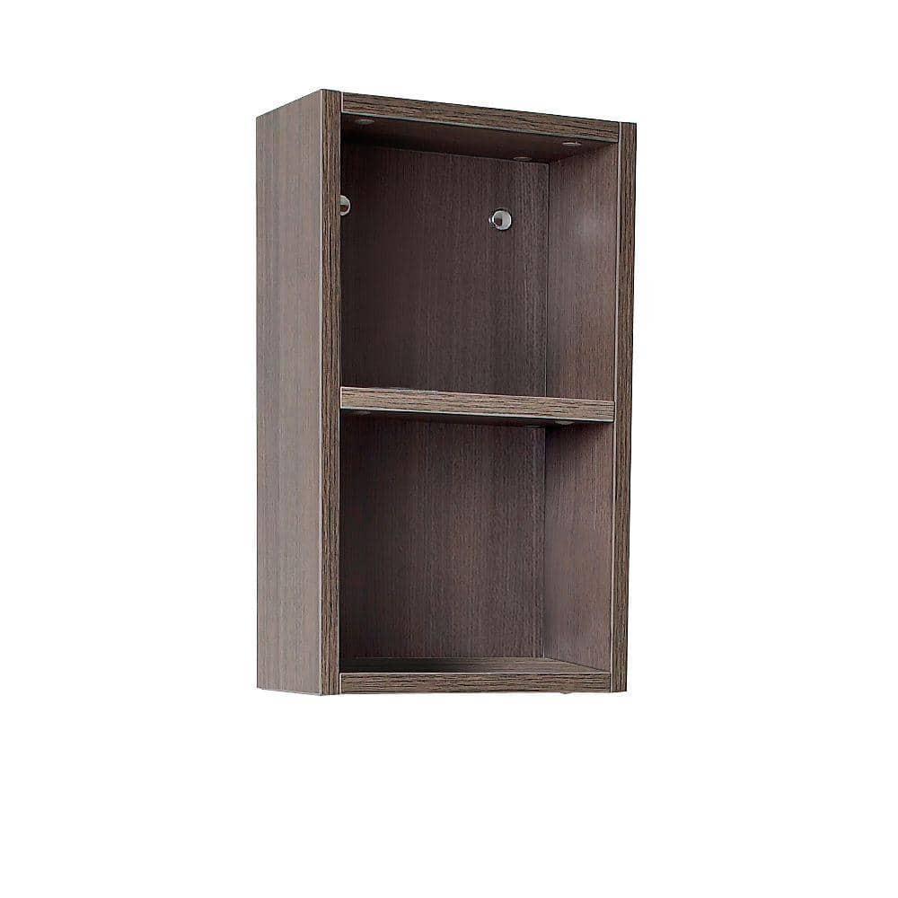 Fresca 12 in W Linen Storage Cabinet in Gray Oak