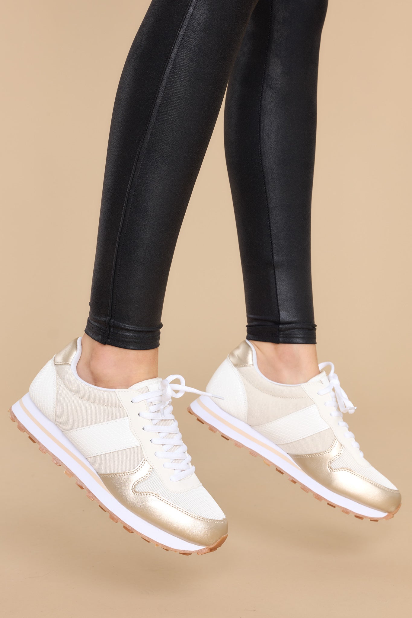 Authentic Power Gold Sneakers