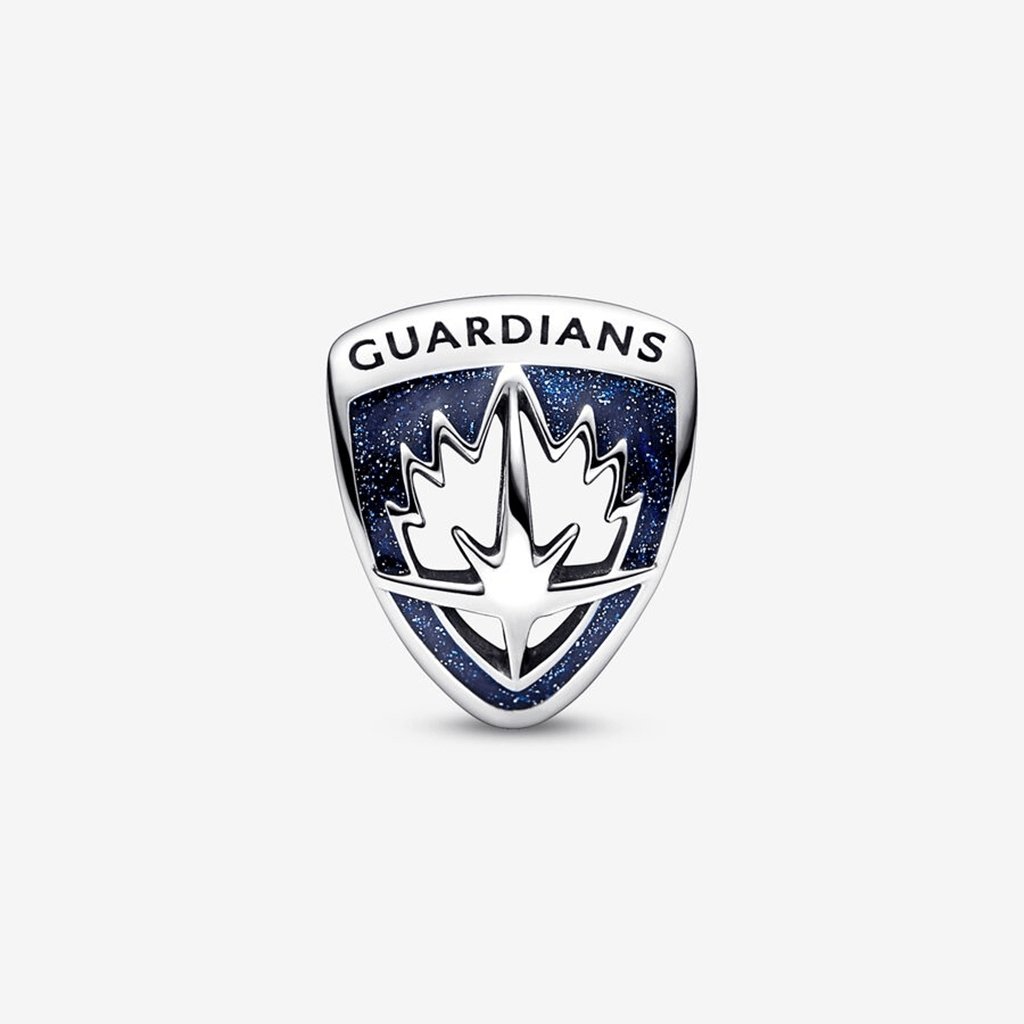 PANDORA  Marvel Guardians of the Galaxy Rocket Raccoon & Groot Emblem Charm