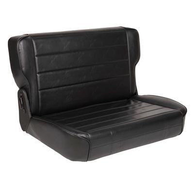 Smittybilt Fold and Tumble Rear Seat (Black) - 41301