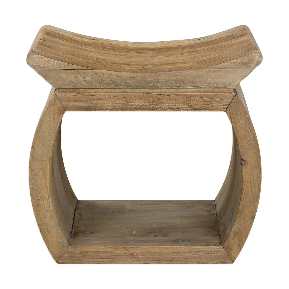 Uttermost Connor Reclaimed Elm Accent Stool