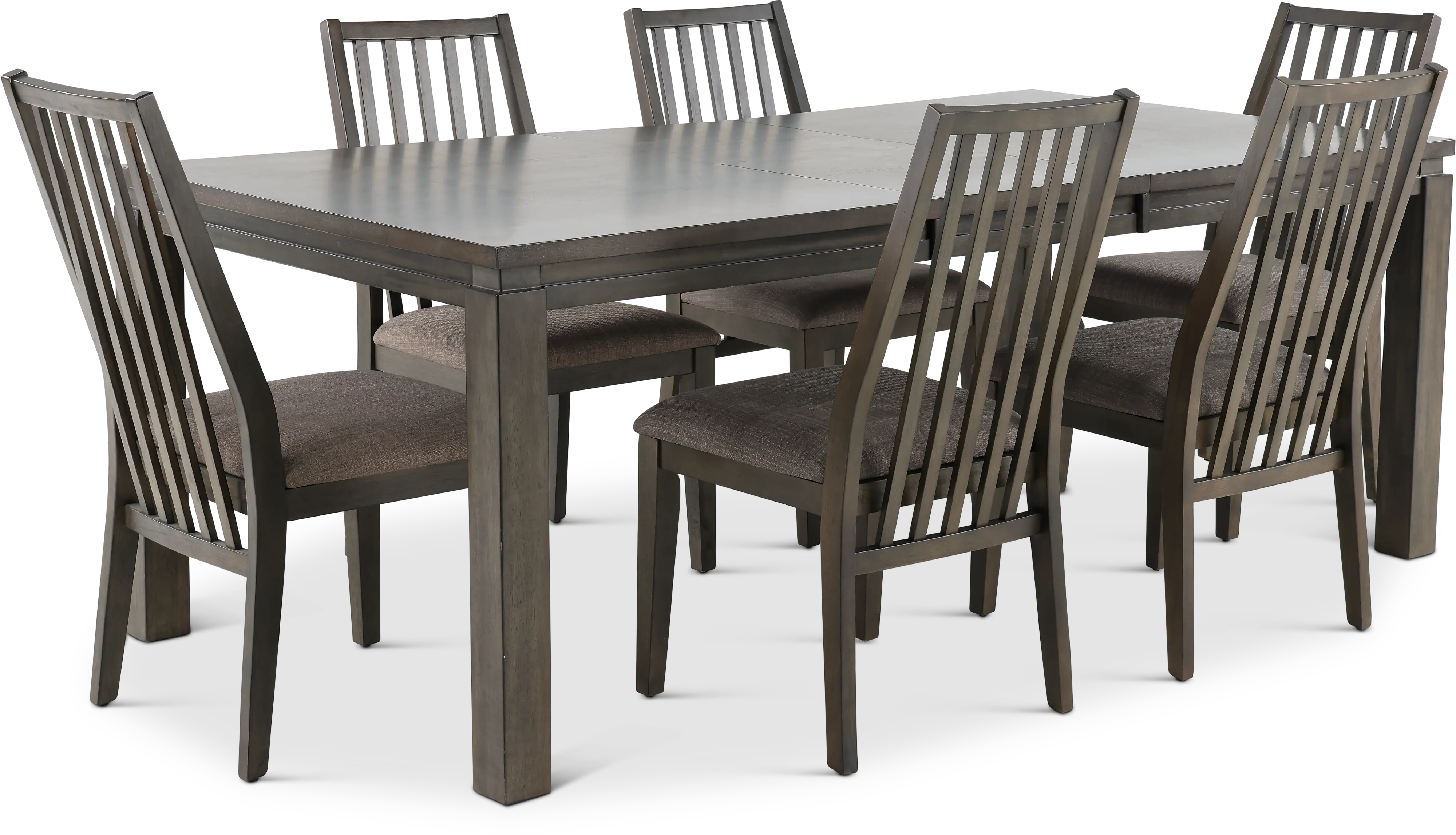 Hartford Contemporary Gray 7 Piece Dining Set