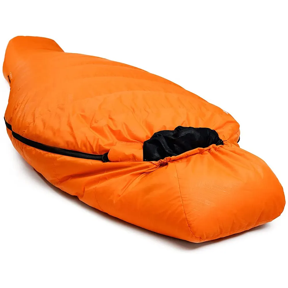Custom duck down sleeping bag goose camping cold weather warm lightweight outdoor big and tall sleeping bag for Europe winter