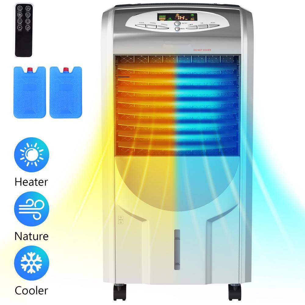 Gymax Air Cooler Heater Portable Evaporative Air Conditioner Fan Filter Humidifier GYM07008