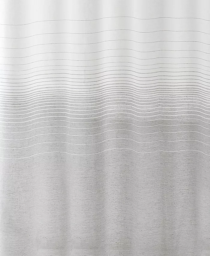 Dainty Home Linea Ombre Striped Shower Curtain 72 x 70