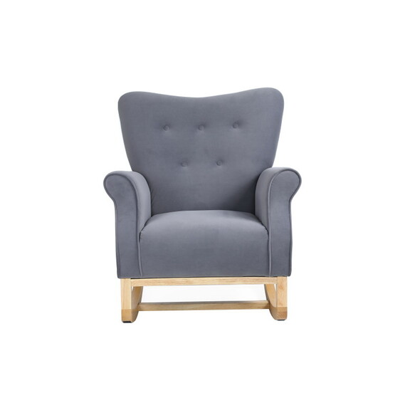 Modern Rocking Chair  Upholstered Accent Chair for...