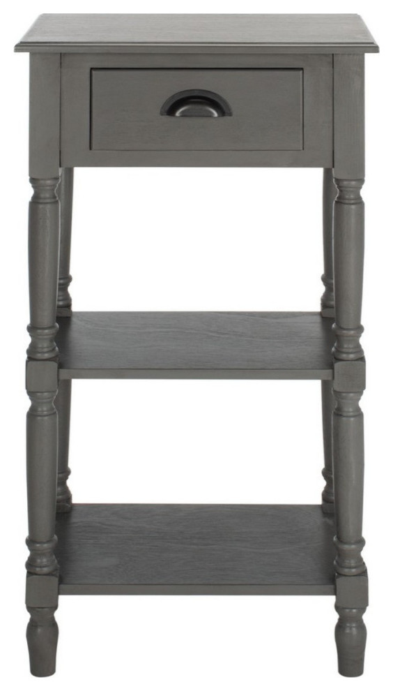 Bowman Accent Table With Storage Gray   Modern   Side Tables And End Tables   by Virgil Stanis Design  Houzz