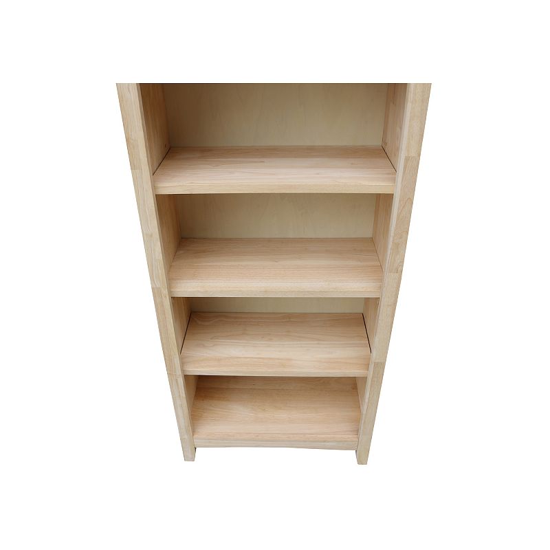 International Concepts Shaker 4-Shelf Bookcase