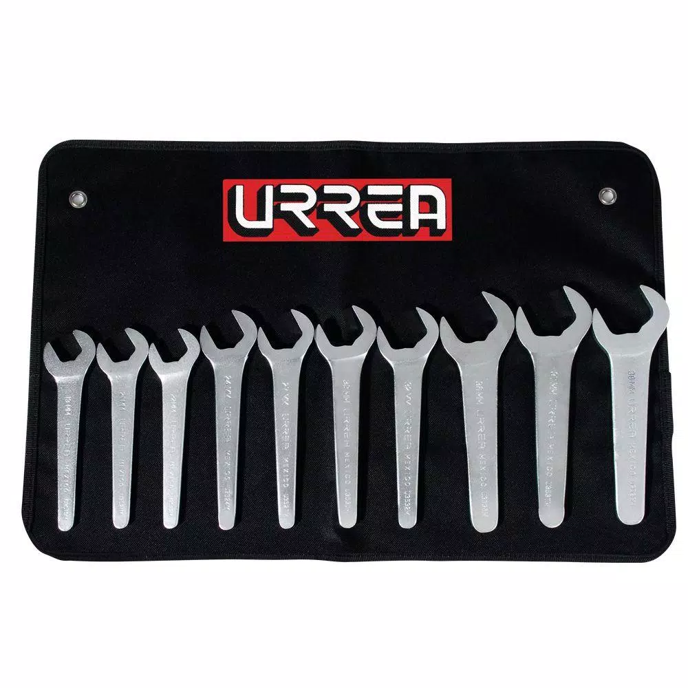 URREA 19mm to 38mm Metric Service Wrench Set (10-Piece) and#8211; XDC Depot