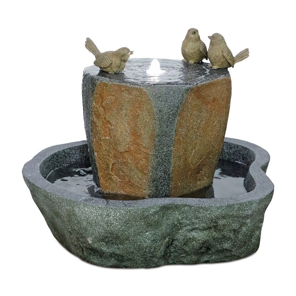 Stone Bird Bath Pool Fountain 22\