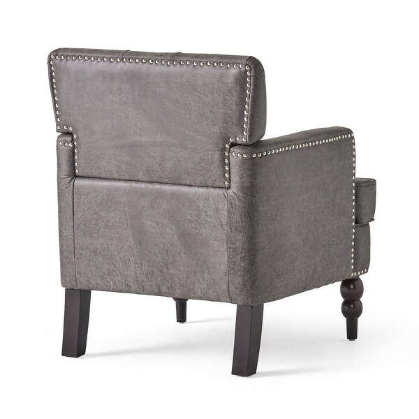 Malone Microfiber Club Chair by Christopher Knight Home - 28.00 L x 29.50 W x 33.50 H