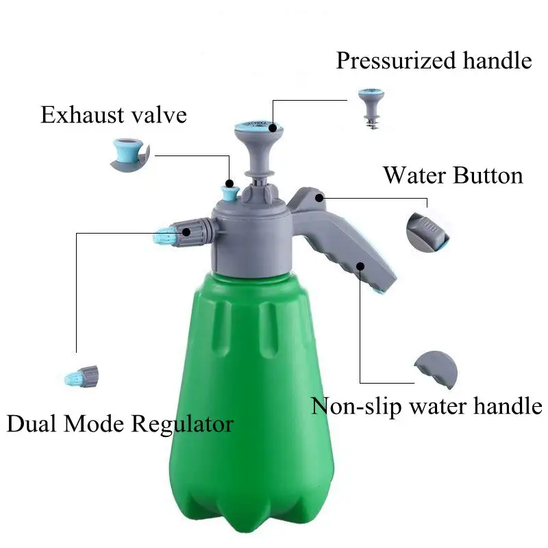 2L/3L Spray Bottle  Reloadable Sprayer Watering Cleaning Multipurpose Durable Leak Proof for Garden Lawn Car Cleaning