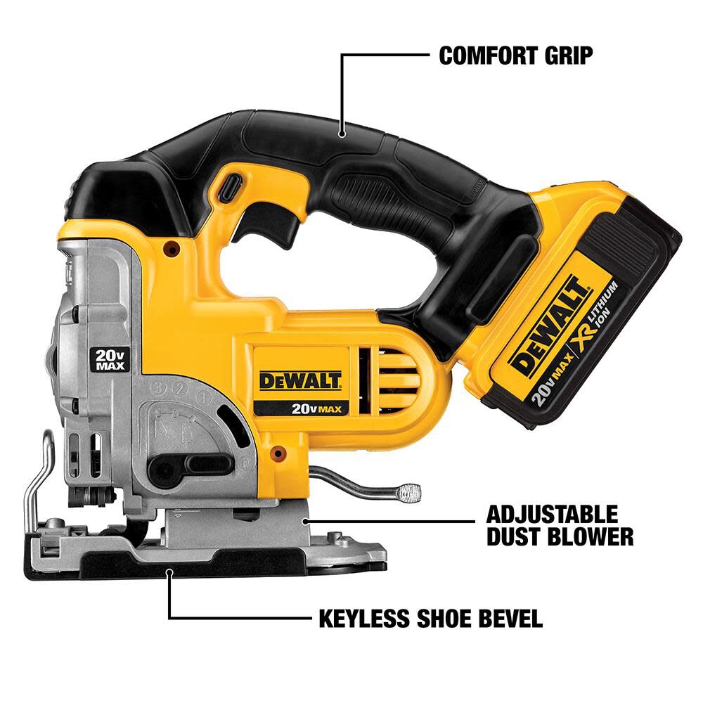 DEWALT DCS331B - 20V MAX* Lithium Ion Jigsaw (Tool Only) (DCS331B) DCS331B from DEWALT