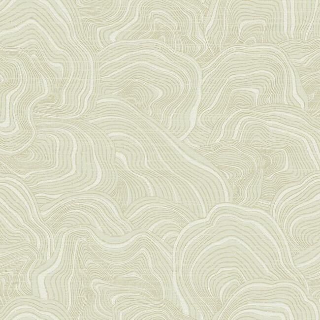 Sample Geodes Wallpaper in Cream from the 24 Karat Collection