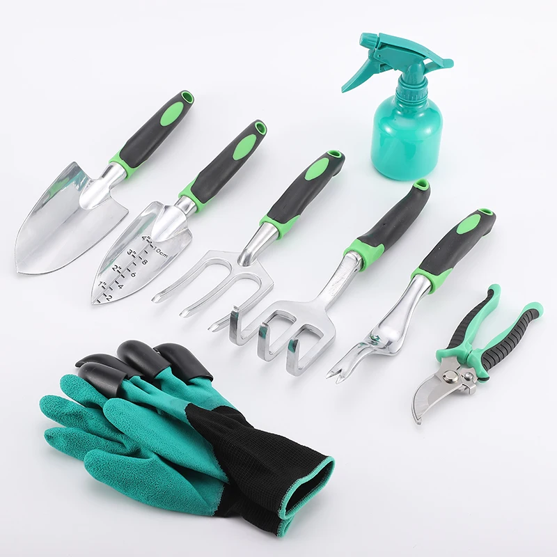 Stainless Steel Heavy Duty Multi Garden Tool Set with Waterproof Aluminium Outdoor Gardening Tools