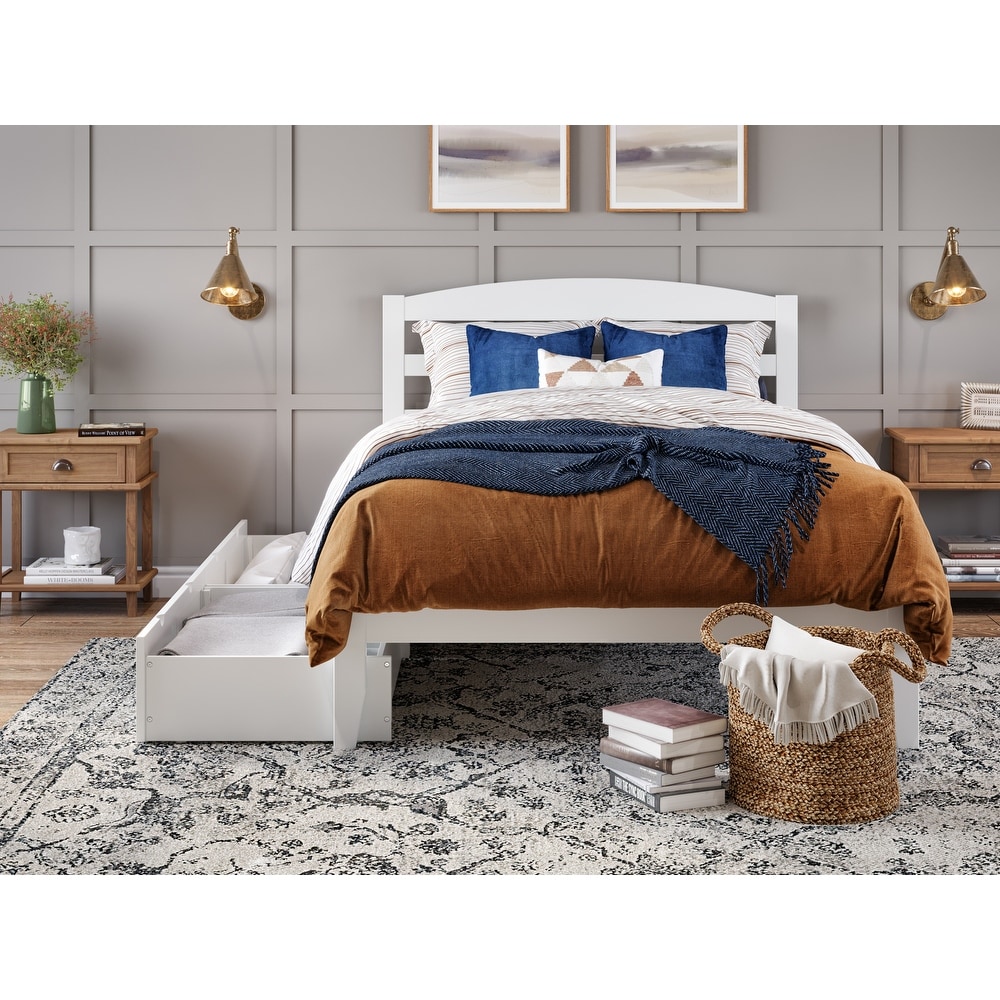 Warren Platform Bed with 2 Storage Drawers